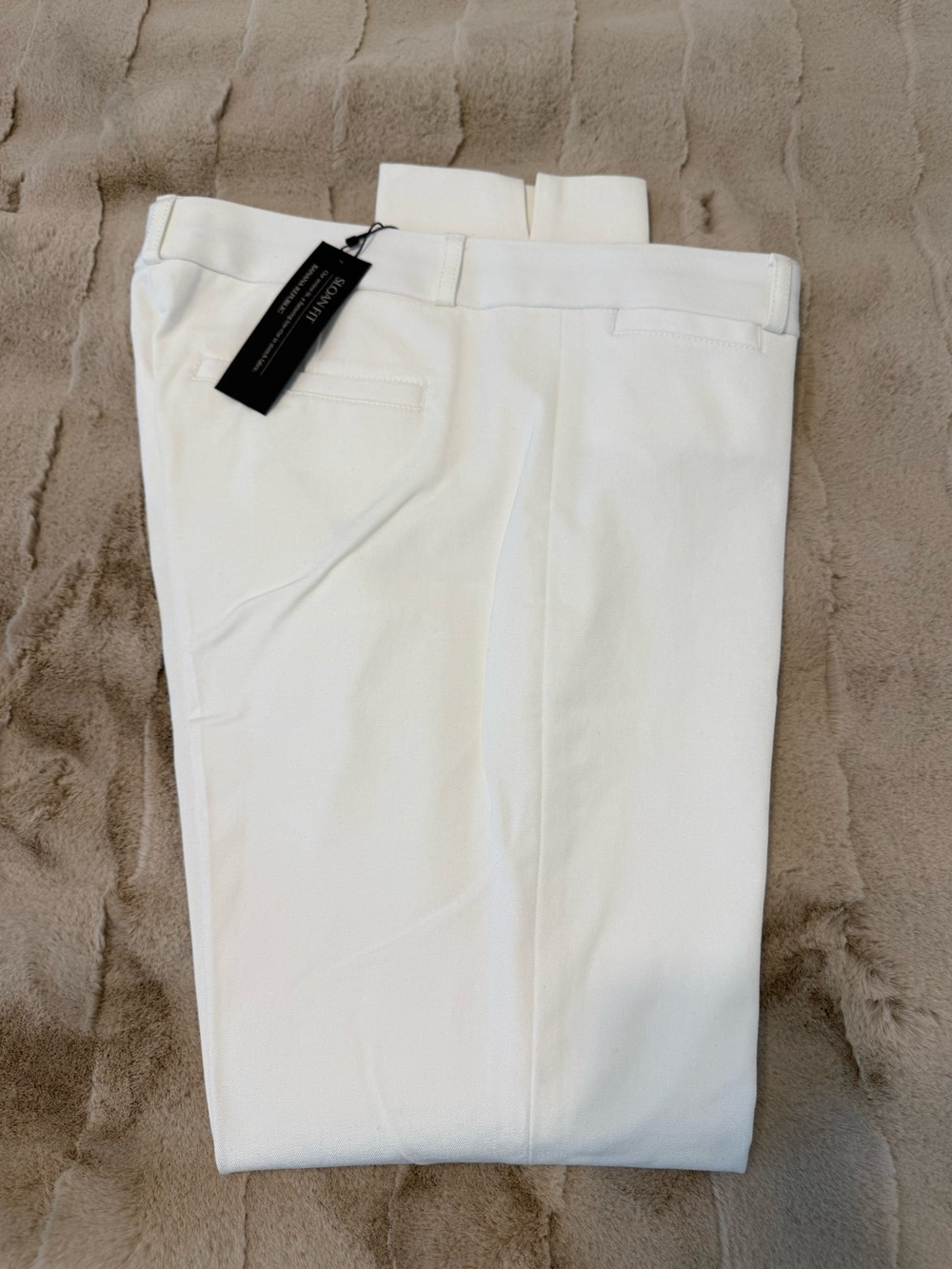 Women's White Dress Pants - Classic Tailored Fit